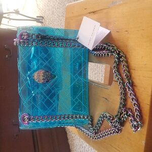 Kurt Geiger mini transparent  turquoise color